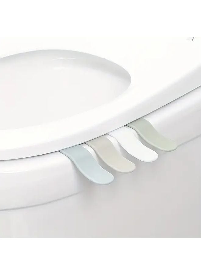 4 Pcs Green Toilet Lid Lifter And Seat Handle Avoid Touching Directly Bathroom Accessory - Image 1